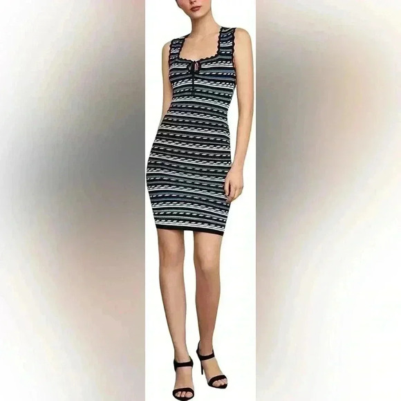 BCBG MAXAZRIA Knitt Bodycon Dress Size Small